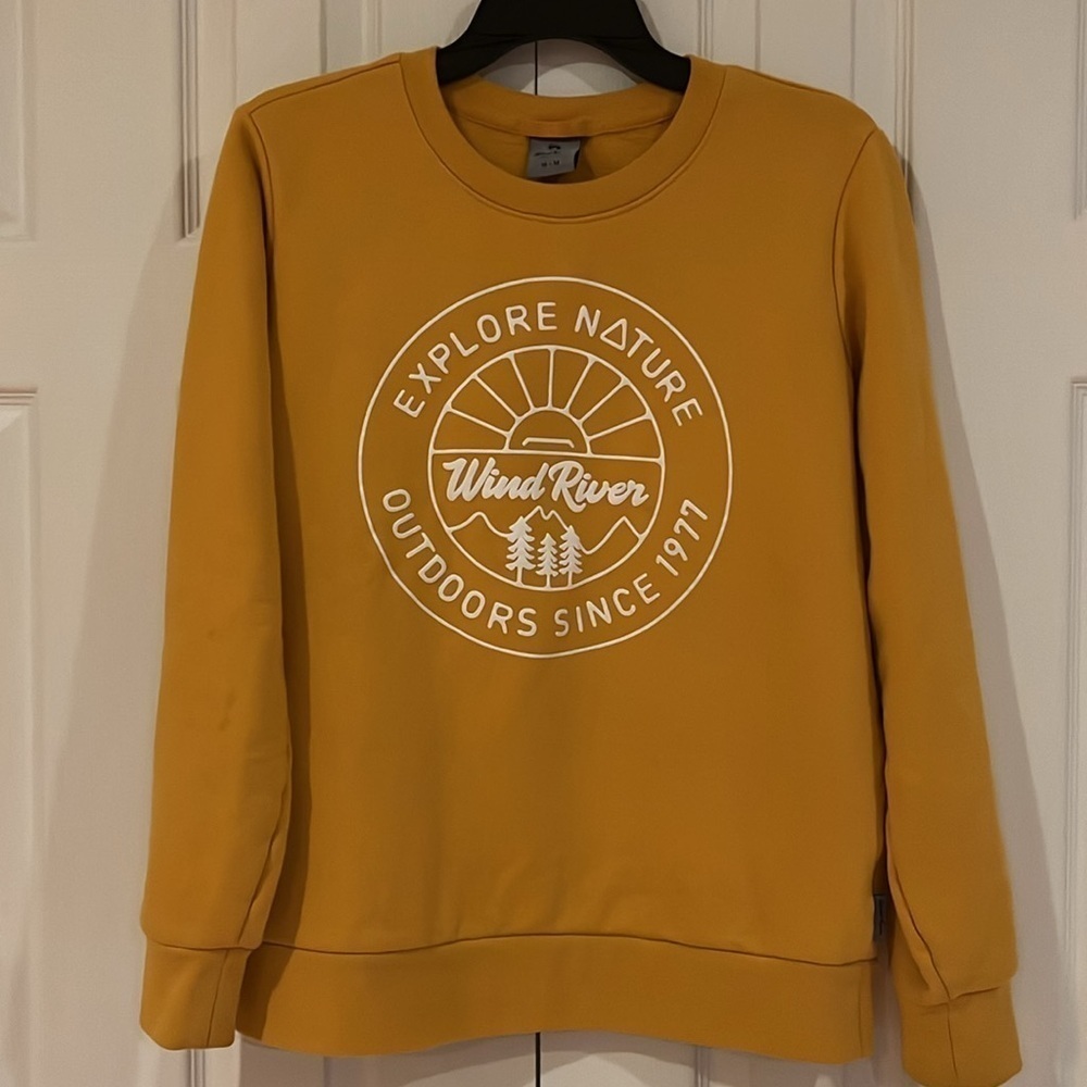 Windriver Heritage  Knit Explore outdoors pullover sweatshirt Sz M
